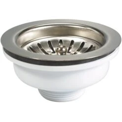 Bonde à Panier Sans Trop Plein, Plateau Chromé ø 114 - Nicoll