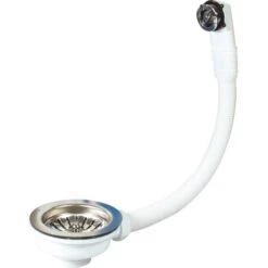 Bonde à Panier Avec Trop Plein, Plateau Chromé ø 114 - Nicoll