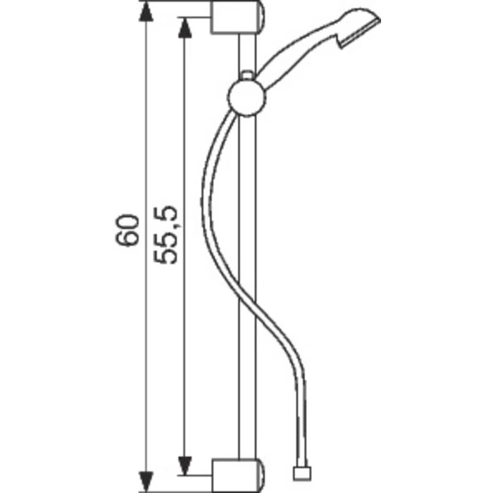 Ensemble De Douche Boréal 80 Odyssea - 1 Jet – Image 2