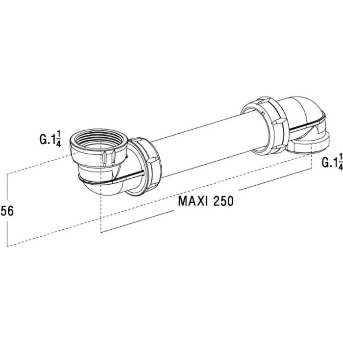 Tubulure De Lavabo - Nicoll - Easyphon - 1"1/4 – Image 2
