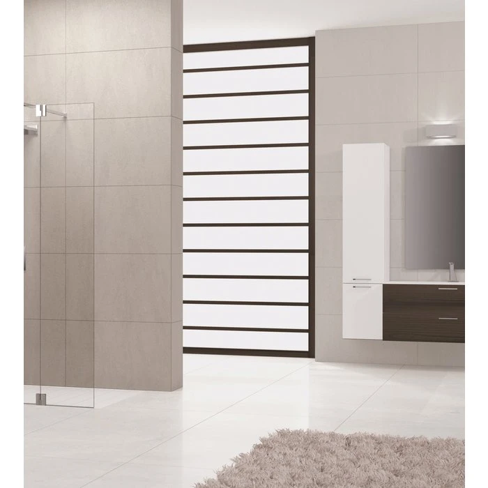 Volet De Douche Pivotant Verre Transparent - 37 Cm - Lunes H - Novellini