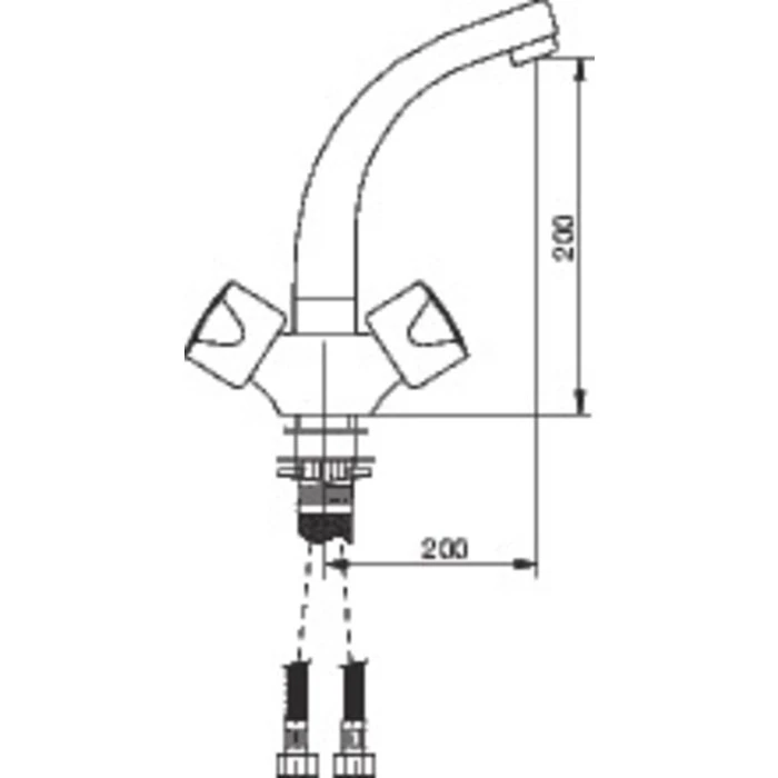 Robinet évier Equinoxe - Sider - Bec Luxe - Têtes Céramique – Image 2