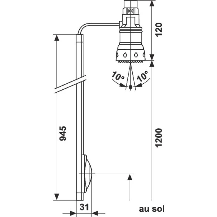 Panneau De Douche En Applique - DL 300 S - Presto – Image 2