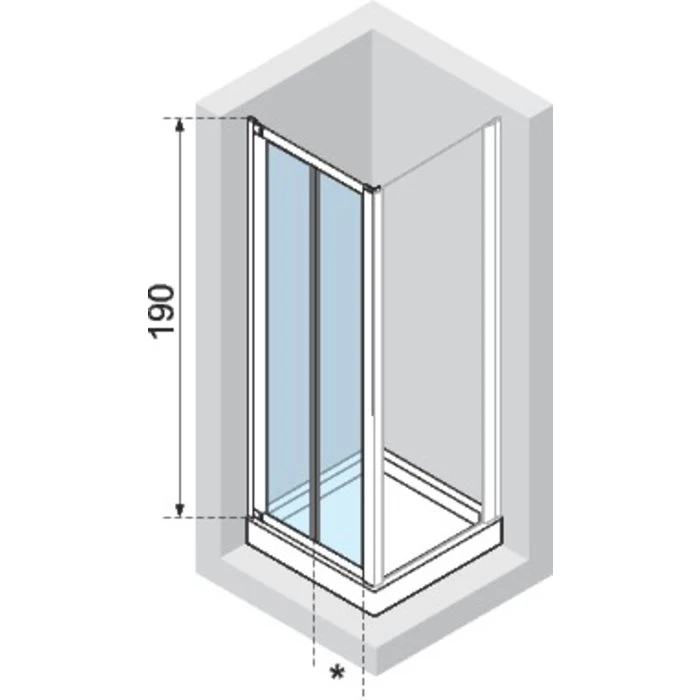 Porte De Douche Escamotable Lunes 2.0 S – Image 2