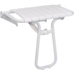 Siège De Douche Escamotable Blanc - 360 X 580 X 500 Mm - Pellet ASC