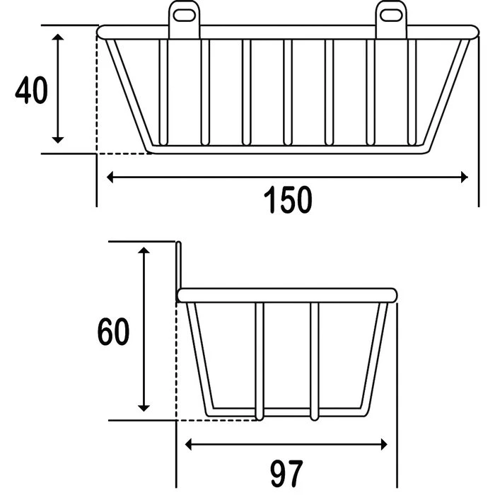 Porte-savon Mural Fil Chromé - Godonnier – Image 2