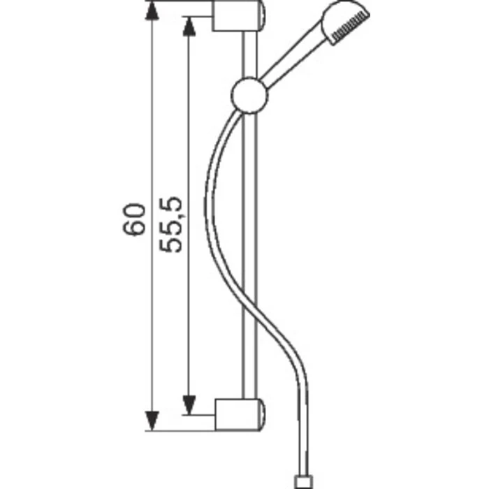 Ensemble De Douche Simplex - Diamètre Barre 19 Mm – Image 2