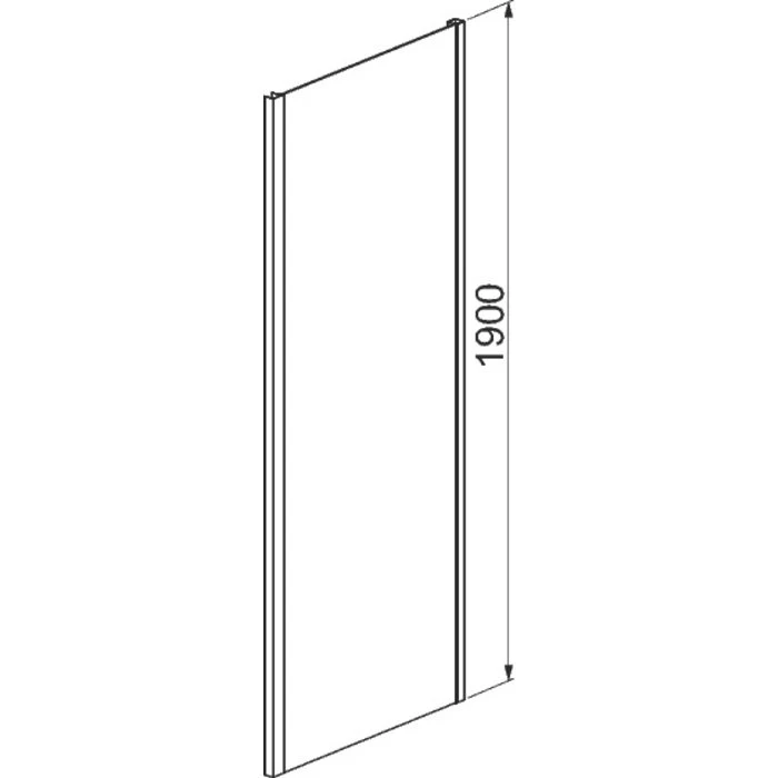 Paroi Fixe TYXO - 880 à 890 Mm - Leda – Image 2