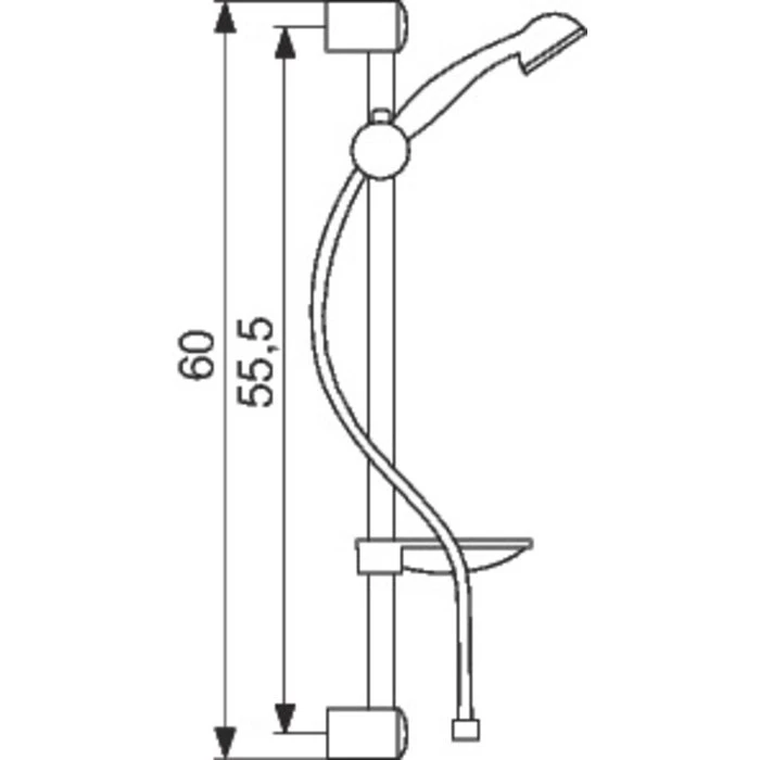 Ensemble De Douche Austral 80 Odyssea - 1 Jet – Image 2