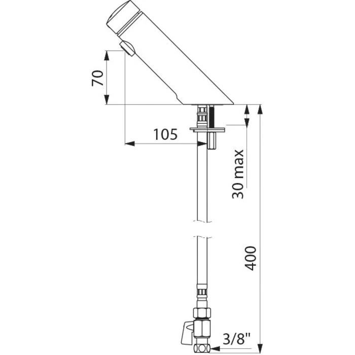 Mitigeur Temporisé Lavabo Tempomix 3 – Image 2