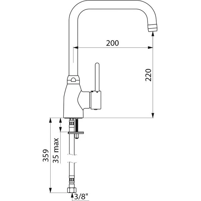 Mitigeur à Bec Orientable - Delabie – Image 2