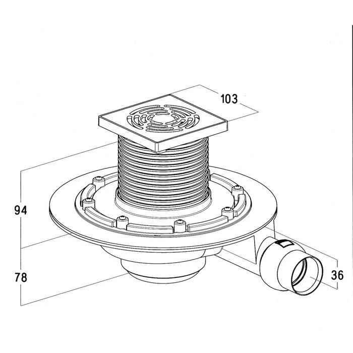 Film D'étanchéité à Carreler Avec Bonde 1,50 M X 1,80 M - Nicoll – Image 2