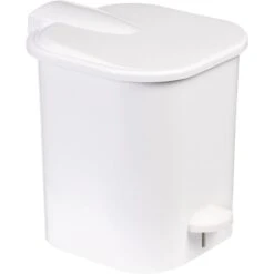 Poubelle Carrée à Pédale Plastique - Gilac - 4 Litre
