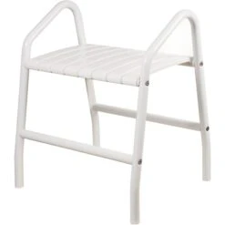 Banc De Douche 2 Poignées - Aluminium Blanc - Pellet ASC