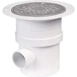 Siphon De Sol Spécial Sol Plastique - Ø 50 - 63 Mm - Sitaral - Nicoll