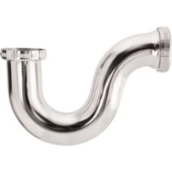 Siphon D'évier Laiton Chromé - 1"1/2 - Ø 40 Mm - Valentin