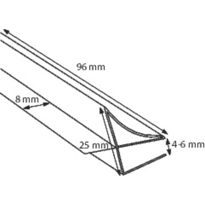 Joint - Pare-baignoire Aurora 1 - Novellini – Image 2