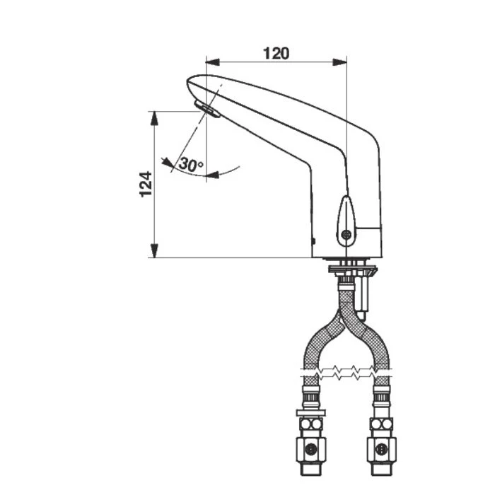Mitigeur électronique - Pile Intégrée - Volta - Presto – Image 2