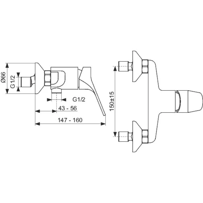 Mitigeur Douche - Brive - Jacob Delafon – Image 2
