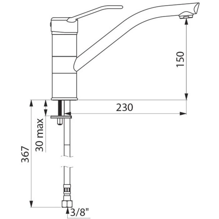 Mitigeur évier - Delabie – Image 2