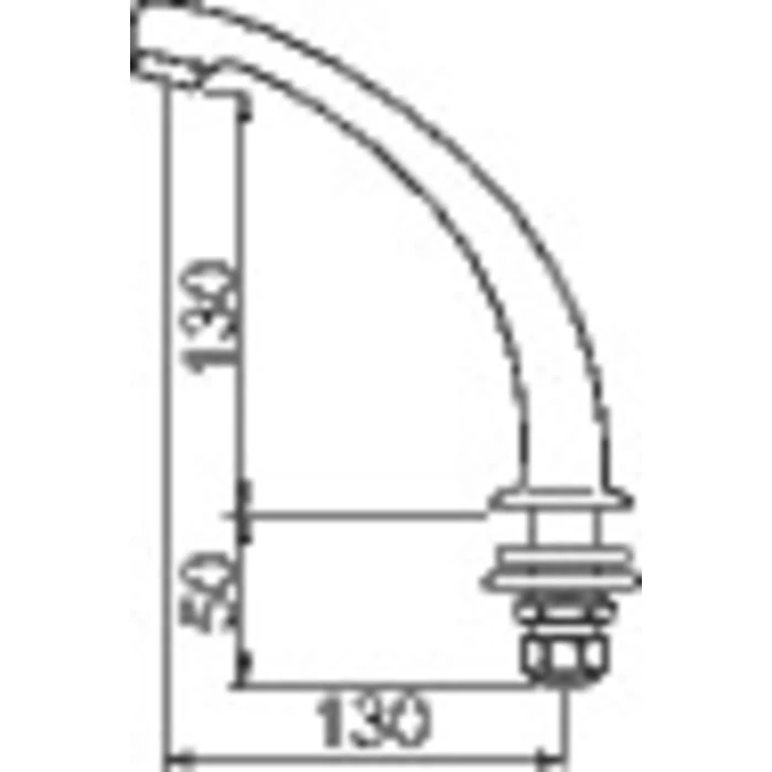 Bec De Lavabo Orientable - ½" - Presto – Image 2