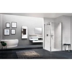 Porte De Douche Pivotante Verre Trempé - 1 Ventail - 780 à 820 Mm - Young2.0 1B - Novellini