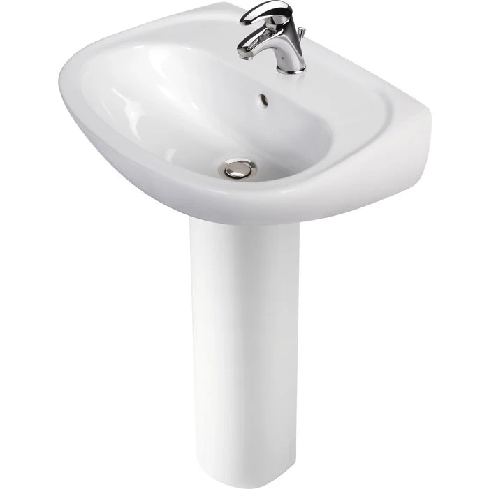 Pack Lavabo + Colonne Avec Mitigeur