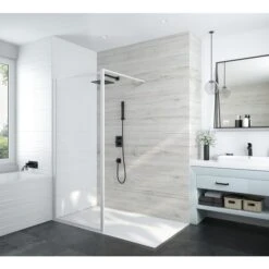 Paroi De Douche Ouverte Atout 3 - Verre Transparent