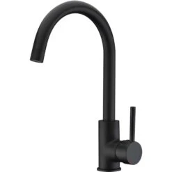 Mitigeur évier Bec Haut Kome Thewa - Noir
