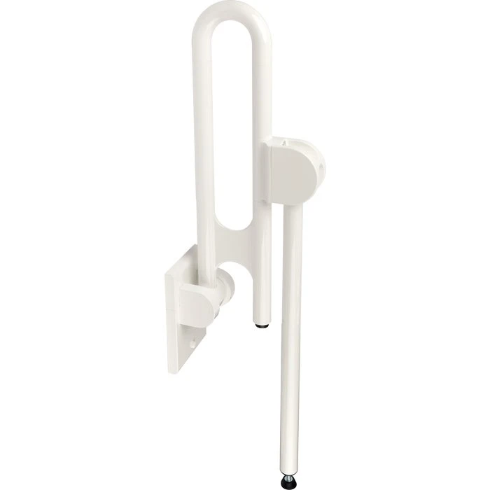 Barre D'appui Rabattable Avec Pieds Escamotable- Normbau - Diamètre 34 Mm - (LxH) 600.800 Mm - Nylon – Image 4