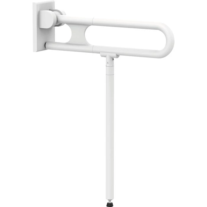 Barre D'appui Rabattable Avec Pieds Escamotable- Normbau - Diamètre 34 Mm - (LxH) 600.800 Mm - Nylon – Image 5