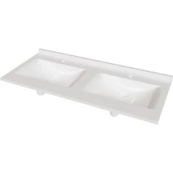 Plan Double Vasque - Résiplan - Creazur - L. 1200 Mm