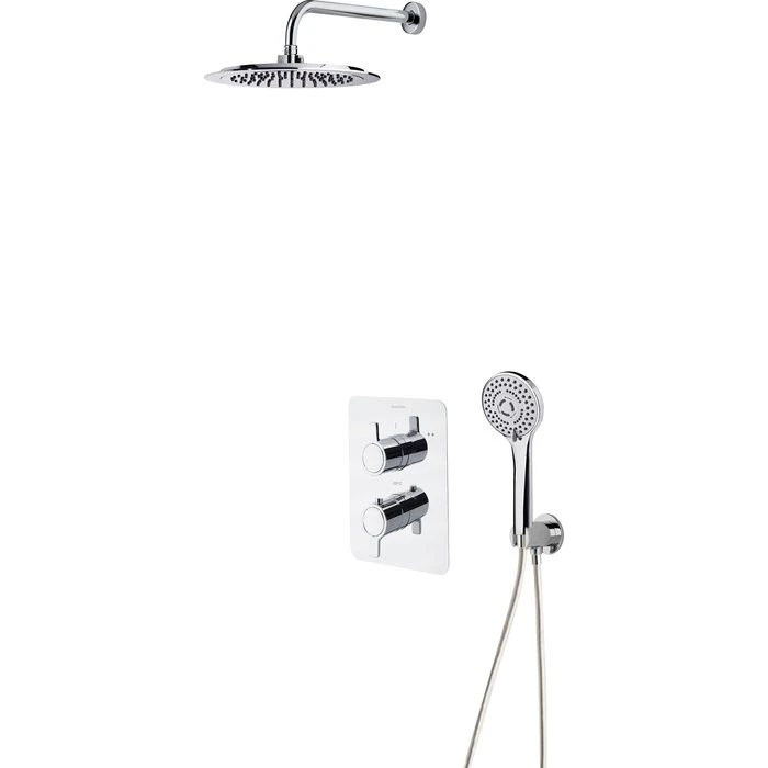 Ensemble De Douche Blautherm - Tête Ronde - Diamètre 240 Mm