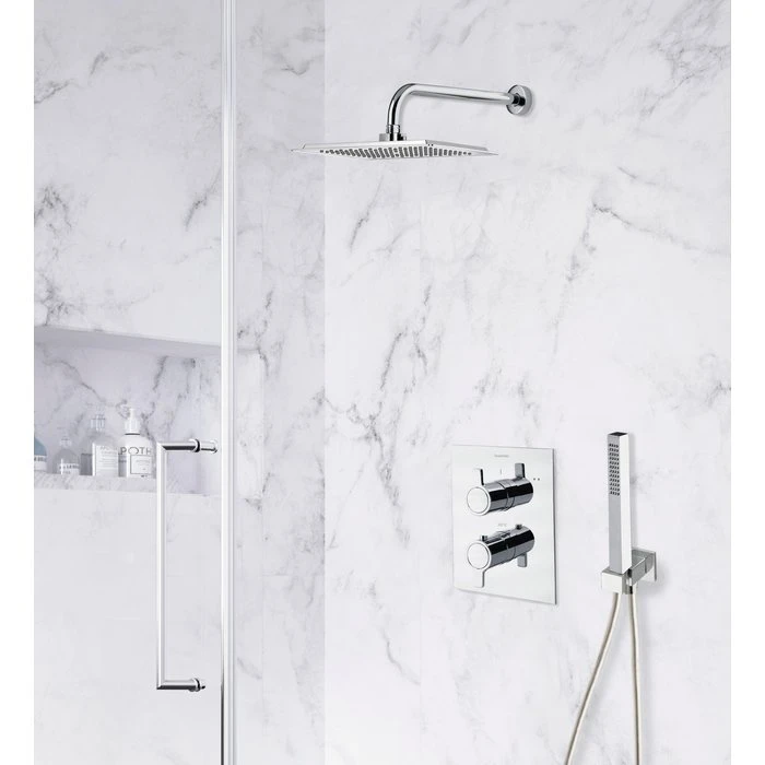 Ensemble De Douche Blautherm - Tête Carré 225 X 225 Mm – Image 2