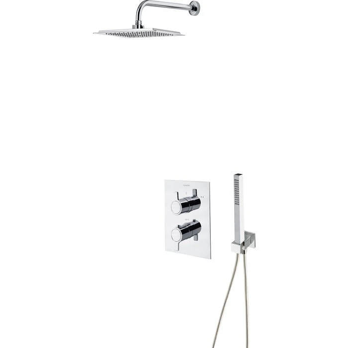 Ensemble De Douche Blautherm - Tête Carré 225 X 225 Mm