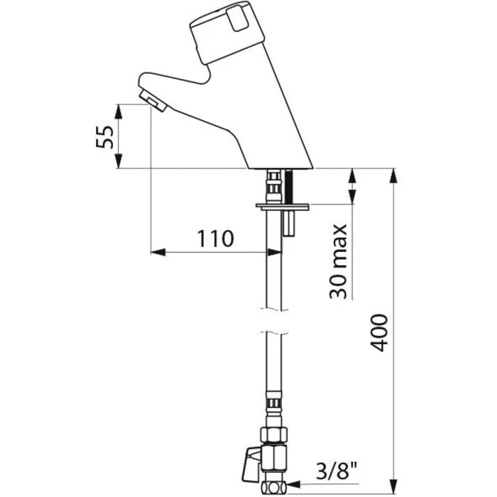 Mitigeur De Lavabo - Tempomix - Delabie – Image 6