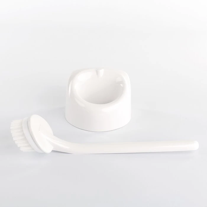 Porte-balayette En Résine Durofort - à Fixer - Blanc – Image 2