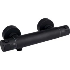 Mitigeur Thermostatique Douche - Sider - Ibaya - Noir Mat