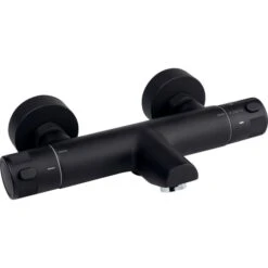 Mitigeur Thermostatique Bain-douche - Sider - Ibaya - Noir Mat