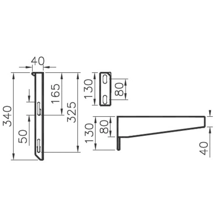 Paire D'équerres De Fixation - Vitra - Pour Lavabo PMR – Image 2