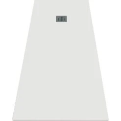 Receveur De Douche Extra Plat - Diamant - Créazur - Blanc Effet Ardoise