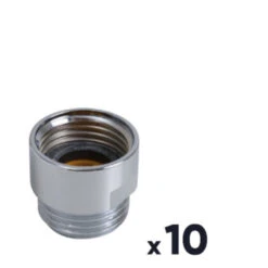 Neoperl Lot De 10 Régulateurs De Débit De Douche Laiton - PCR - 12 L/min