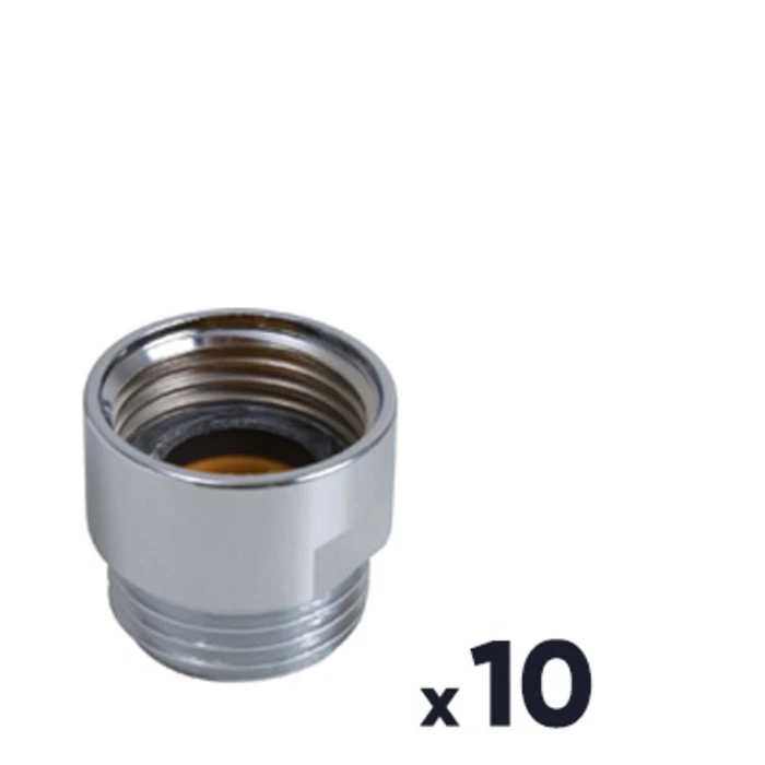 Neoperl Lot De 10 Régulateurs De Débit De Douche Laiton - PCR - 12 L/min