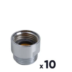 Neoperl Lot De 10 Régulateurs De Débit De Douche Laiton - PCR - 9 L/min