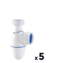 Lot De 5 Siphons D'évier - 1"1/2 - Ø 40 Mm - Easyphon