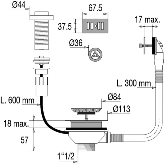 Bonde à Panier Automatique 1 Cuve - Valentin – Image 2