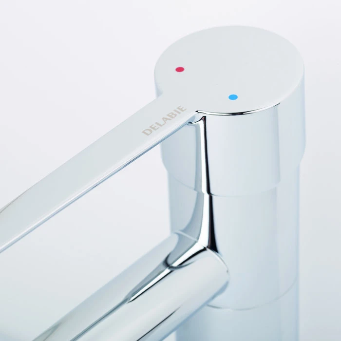 Mitigeur Monotrou Avec Bec Fixe - Delabie - 165 X 140 Mm – Image 2